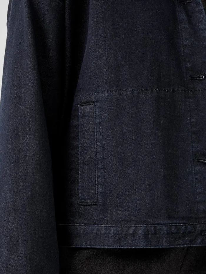 Eileen Fisher Denim Organic Cotton Stretch Denim Jacket Utility Blue 8211 Shop