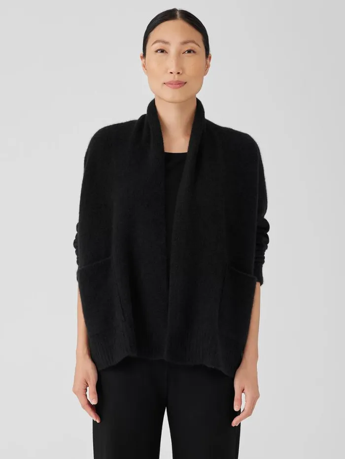 Eileen Fisher Extended Sizing 1X3X Cashmere Silk Bliss Shawl Collar Cardigan Black 8211 Shop Eileen Fisher Extended Sizing 1X3X Cashmere Silk Bliss Shawl Collar Cardigan Black 8211 Shop