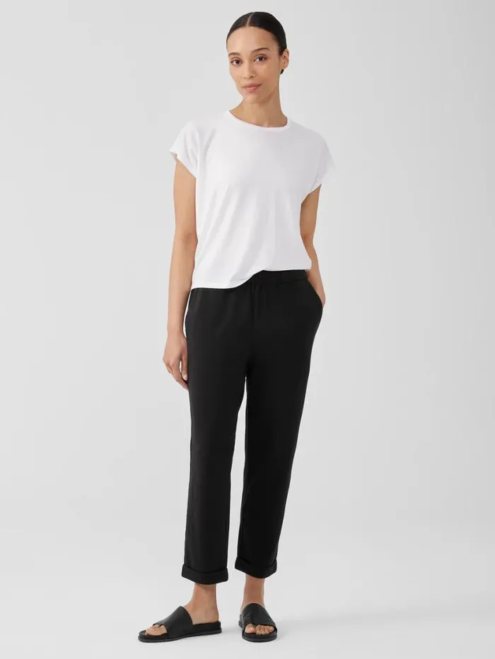 Eileen Fisher Pants Shorts and Jumpsuits Pima Cotton Stretch Jersey Pant Black 8211 Shop Eileen Fisher Pants Shorts and Jumpsuits Pima Cotton Stretch Jersey Pant Black 8211 Shop