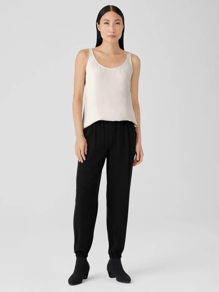 Eileen Fisher Pants Shorts and Jumpsuits Silk Georgette Crepe Jogger Pant Black 8211 Shop Eileen Fisher Pants Shorts and Jumpsuits Silk Georgette Crepe Jogger Pant Black 8211 Shop