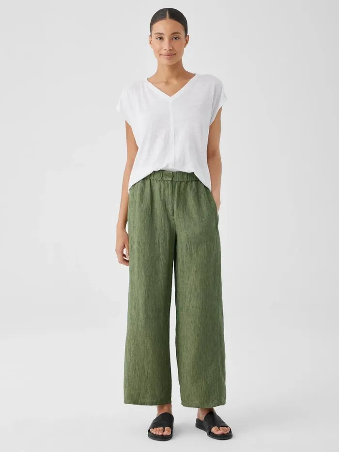 Eileen Fisher Petite Washed Organic Linen Dlav Wide Trouser Pant Coriander 8211 Shop Eileen Fisher Petite Washed Organic Linen Dlav Wide Trouser Pant Coriander 8211 Shop