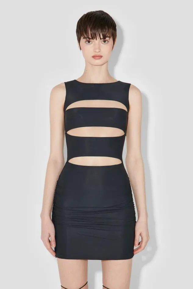 Elena Tank Mini Dress Black Women MISBHV Dresses