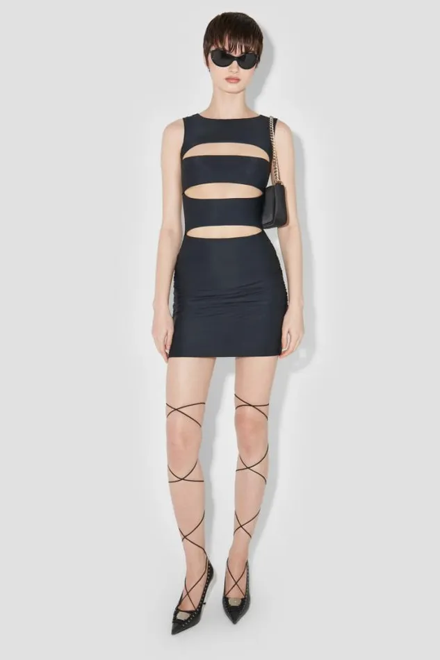 Elena Tank Mini Dress Black Women MISBHV Dresses