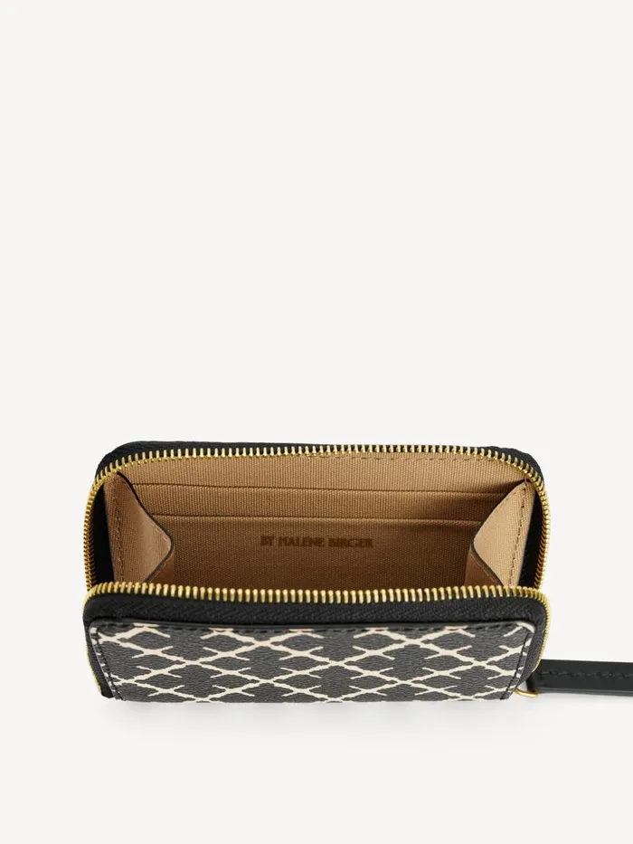 Elia Printed Coin Purse Black Women By Malene Birger Wallets and Cardholders