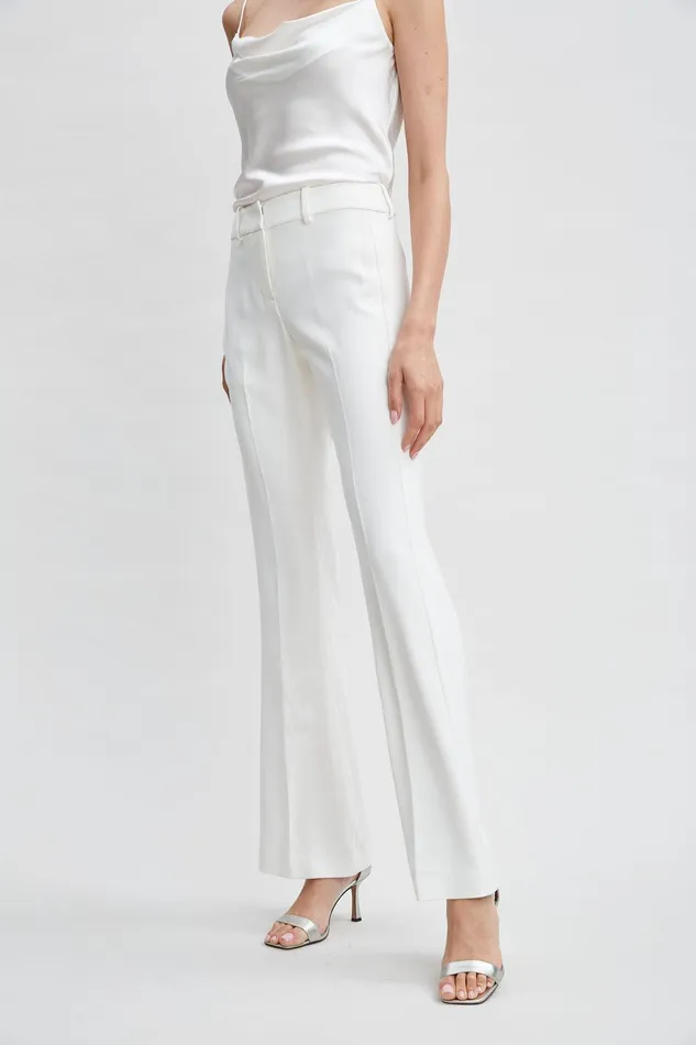 Elie Tahari Fit and Flare Pant Foam Women Bottoms