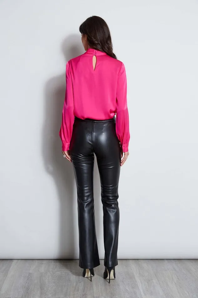 Elie Tahari Silk Draped Neck Shirt Gypsy Women Tops