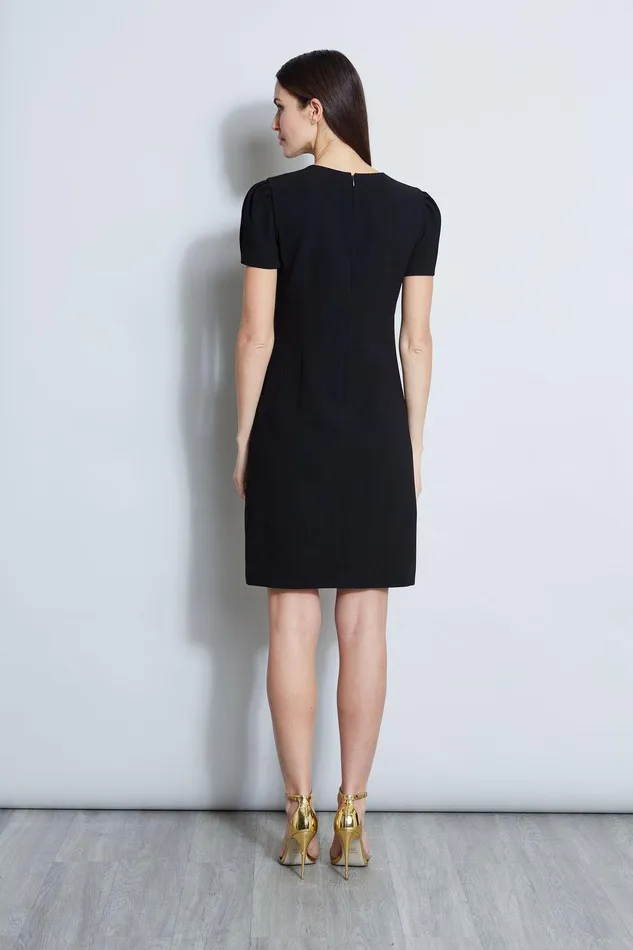 Elie Tahari Tulip Ring Shift Dress Black Women Dresses and Jumpsuits