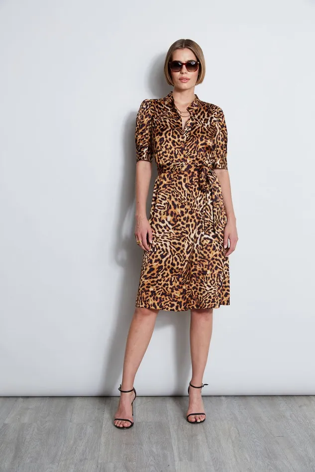 Elie Tahari Wildcat Shirt Dress Multi Women Dresses and Jumpsuits