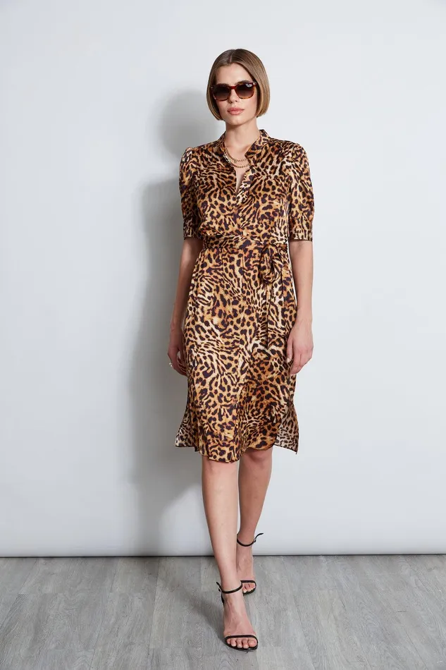 Elie Tahari Wildcat Shirt Dress Multi Women Dresses and Jumpsuits