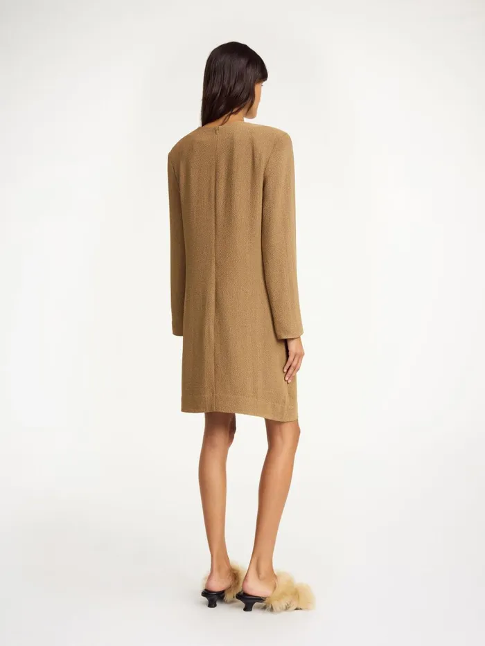 Ellinas Mini Dress Light Brown Women By Malene Birger Dresses