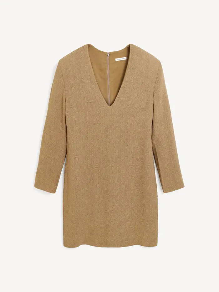 Ellinas Mini Dress Light Brown Women By Malene Birger Dresses