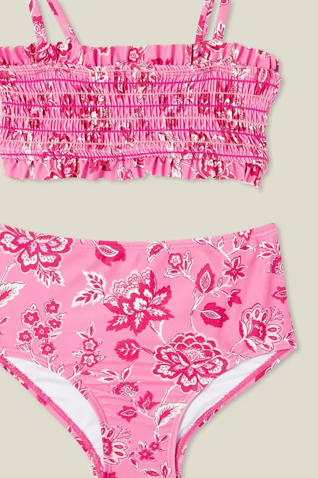 Elsie Bikini Pink Gerberafrida Folk Floral Girls Cotton On Swimwear Elsie Bikini Pink Gerberafrida Folk Floral Girls Cotton On Swimwear