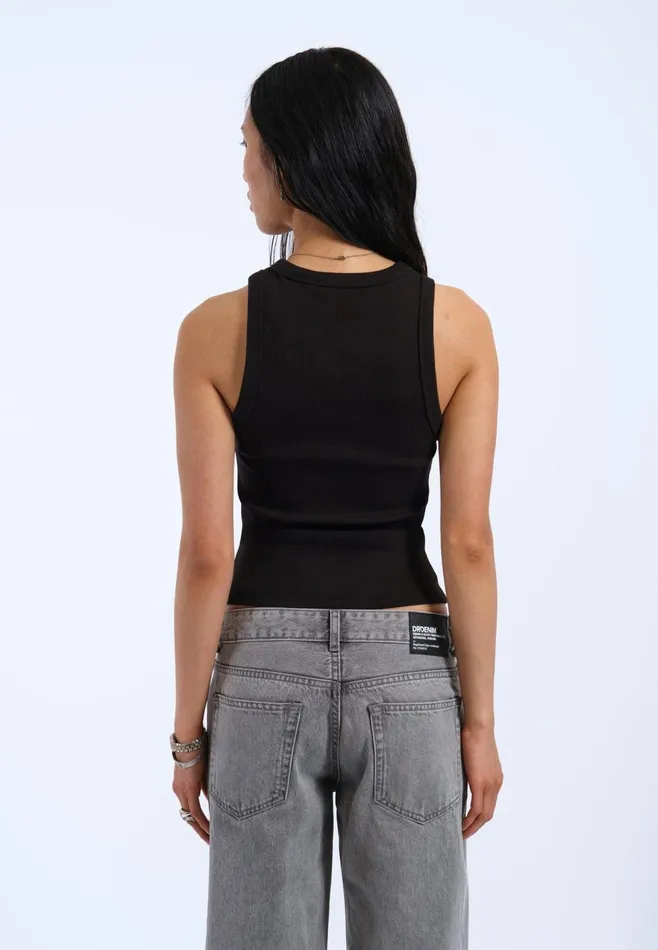 Etta Top 8211 Black Black Women Dr Denim Tees and Tanks
