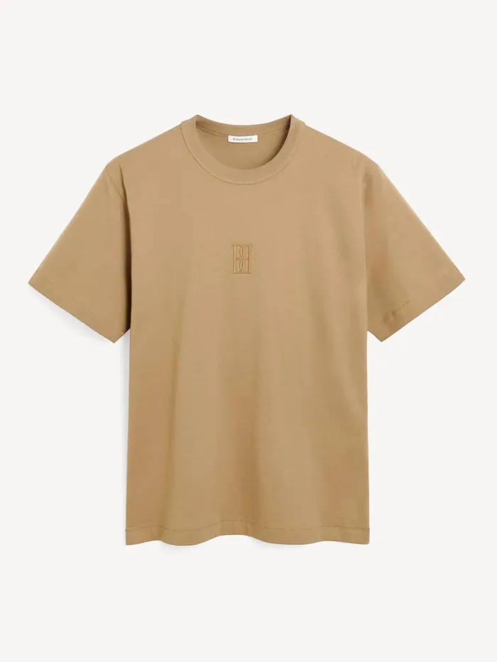 Fayeh Organic Cotton TShirt Light Brown Women By Malene Birger Tops and Blouses