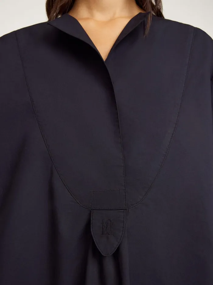 Fayette Organic Cotton Shirt Black Women By Malene Birger Tops and Blouses