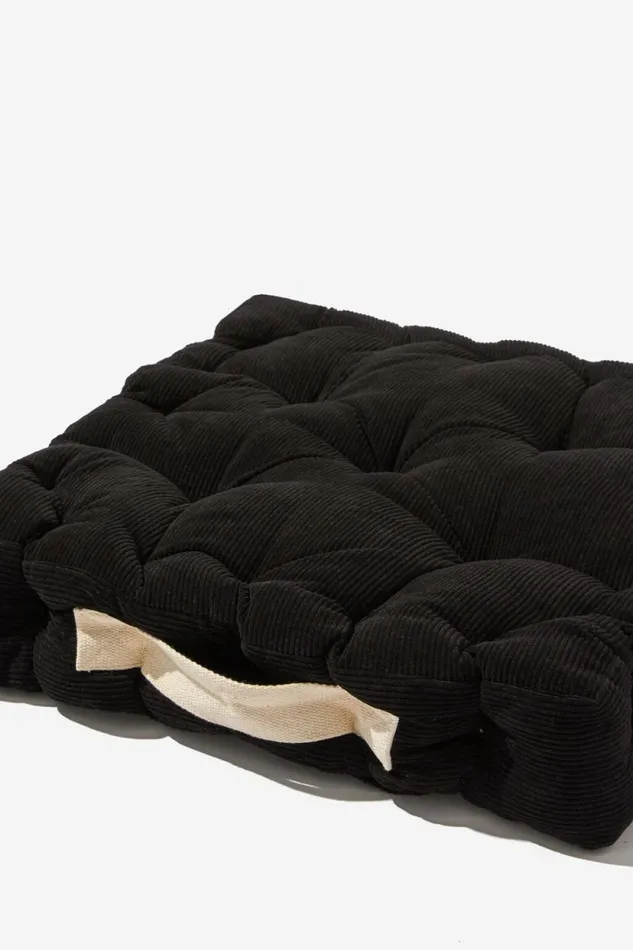Floor Cushion Black Corduroy Men Cotton On Gifting