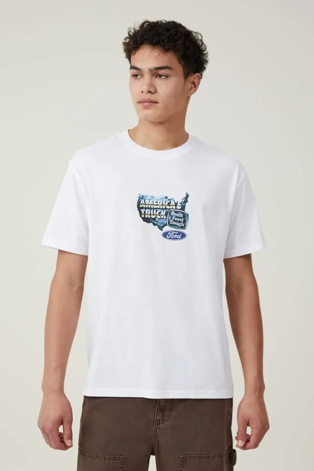 Ford Loose Fit TShirt Lcn For Whiteamerica S Truck Men Cotton On Tees and Tanks Ford Loose Fit TShirt Lcn For Whiteamerica S Truck Men Cotton On Tees and Tanks