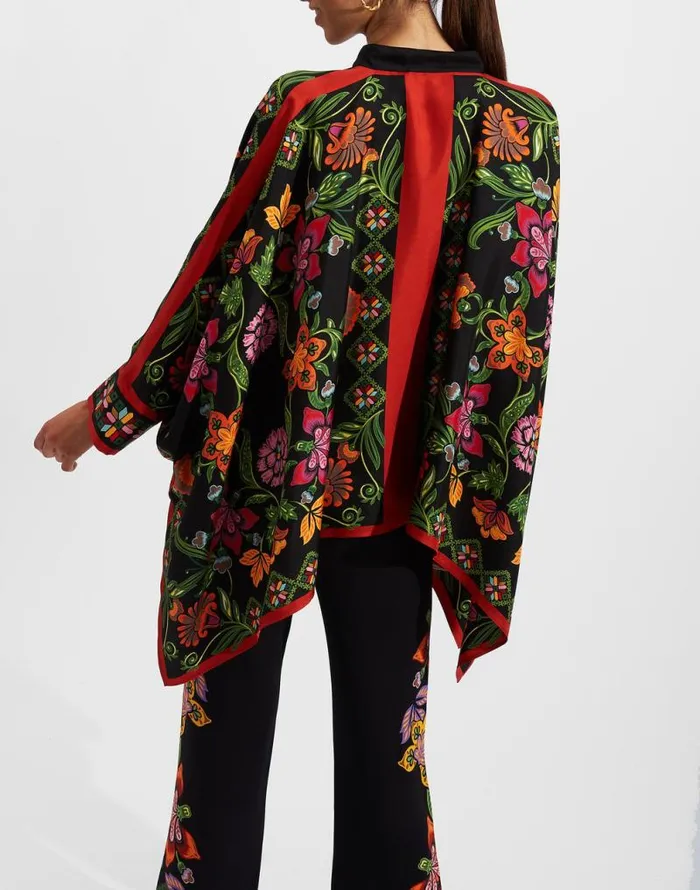 Foulard Shirt Place Folk Flowers Nero Place Women La Double J Shirts and Tops Foulard Shirt Place Folk Flowers Nero Place Women La Double J Shirts and Tops