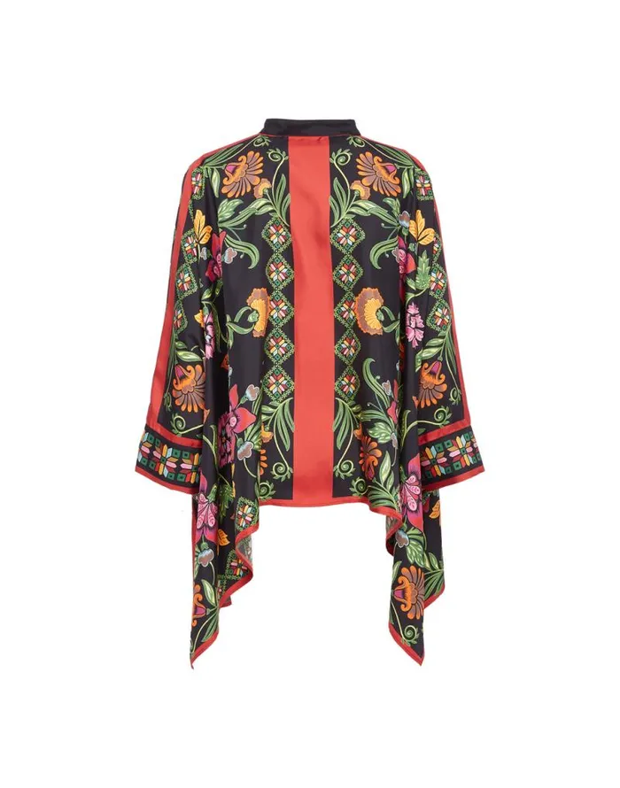 Foulard Shirt Place Folk Flowers Nero Place Women La Double J Shirts and Tops Foulard Shirt Place Folk Flowers Nero Place Women La Double J Shirts and Tops