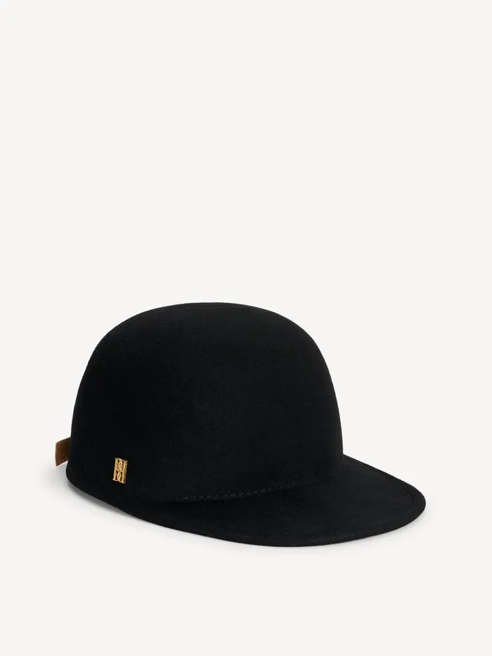 Fridie Wool Cap Black Women By Malene Birger Other Accessories