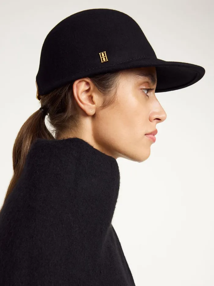 Fridie Wool Cap Black Women By Malene Birger Other Accessories