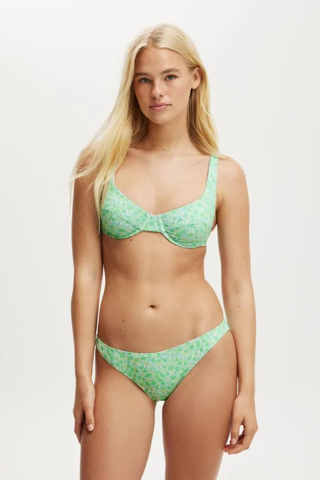 Full Bikini Bottom Georgette Floral Greens Women Cotton On Bikinis Full Bikini Bottom Georgette Floral Greens Women Cotton On Bikinis