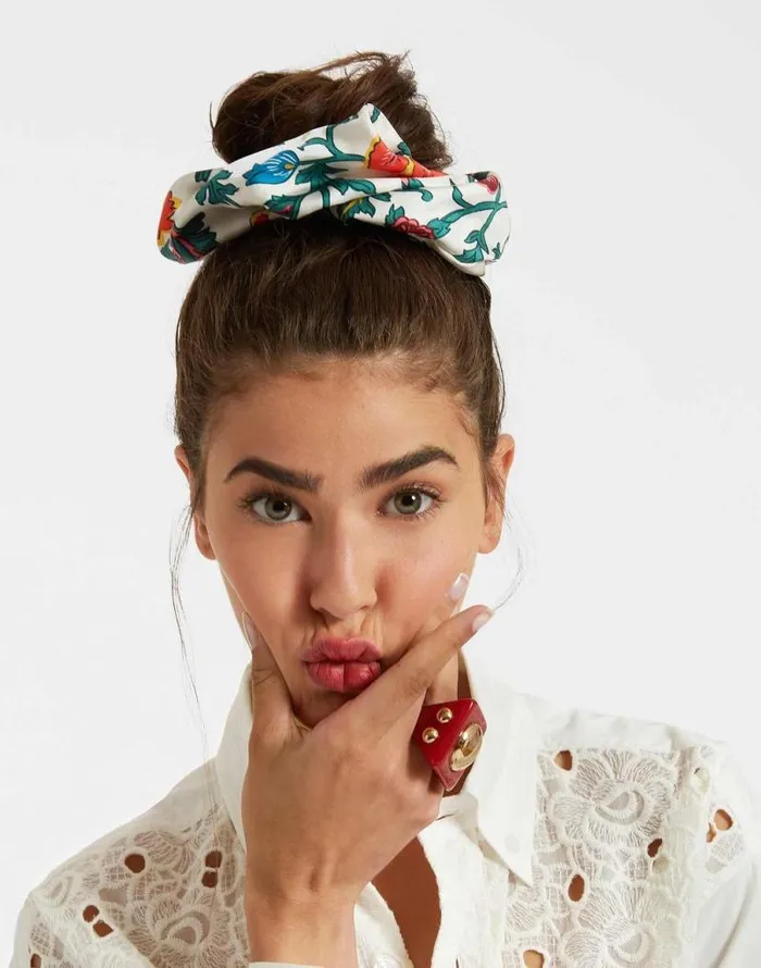 Giga Scrunchie Dragonflower Mini Multicolor Women La Double J Hair Accessories