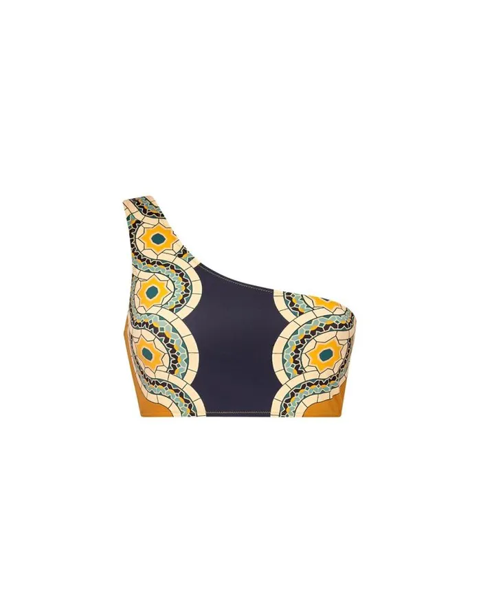 Goddess Top Mudejar Place Blue Women La Double J Swimwear Goddess Top Mudejar Place Blue Women La Double J Swimwear
