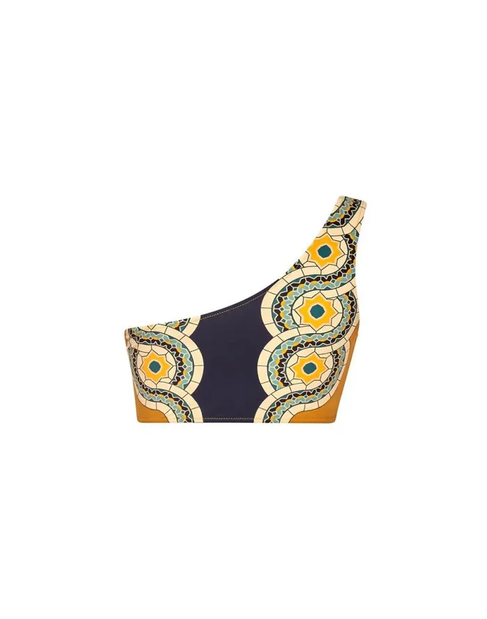Goddess Top Mudejar Place Blue Women La Double J Swimwear Goddess Top Mudejar Place Blue Women La Double J Swimwear