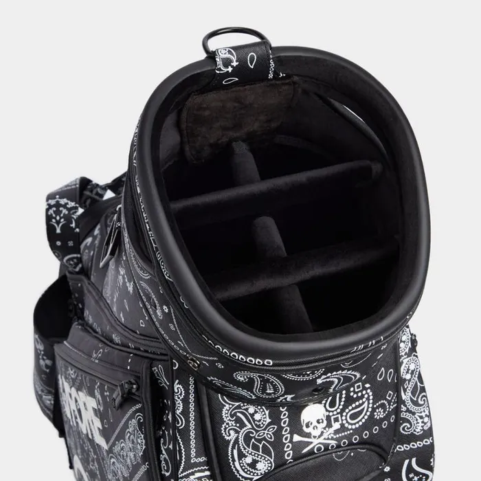 Golf Bags MenWomen GFORE SAFFIANO BANDANA PRINT TOUR GOLF BAG Onyx Golf Bags MenWomen GFORE SAFFIANO BANDANA PRINT TOUR GOLF BAG Onyx
