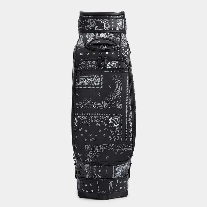 Golf Bags MenWomen GFORE SAFFIANO BANDANA PRINT TOUR GOLF BAG Onyx Golf Bags MenWomen GFORE SAFFIANO BANDANA PRINT TOUR GOLF BAG Onyx