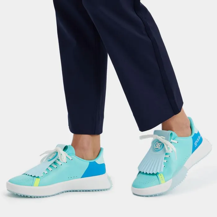 Golf Shoes Women GFORE G112 COLOUR BLOCK KILTIE GOLF SHOE Sardinia Golf Shoes Women GFORE G112 COLOUR BLOCK KILTIE GOLF SHOE Sardinia