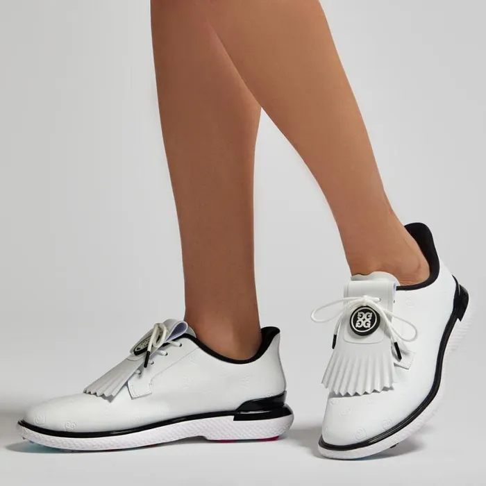 Golf Shoes Women GFORE GALLIVAN2R DEBOSSED HEART G039S KILTIE GOLF SHOE Snowonyx