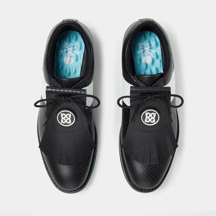 Golf Shoes Women GFORE GALLIVANTER PERFORATED LEATHER KILTIE GOLF SHOE Onyx Golf Shoes Women GFORE GALLIVANTER PERFORATED LEATHER KILTIE GOLF SHOE Onyx