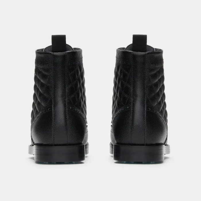 Golf Shoes Women GFORE GALLIVANTER QUILTED PEBBLE LEATHER LUXE SOLE GOLF BOOT Onyx Golf Shoes Women GFORE GALLIVANTER QUILTED PEBBLE LEATHER LUXE SOLE GOLF BOOT Onyx