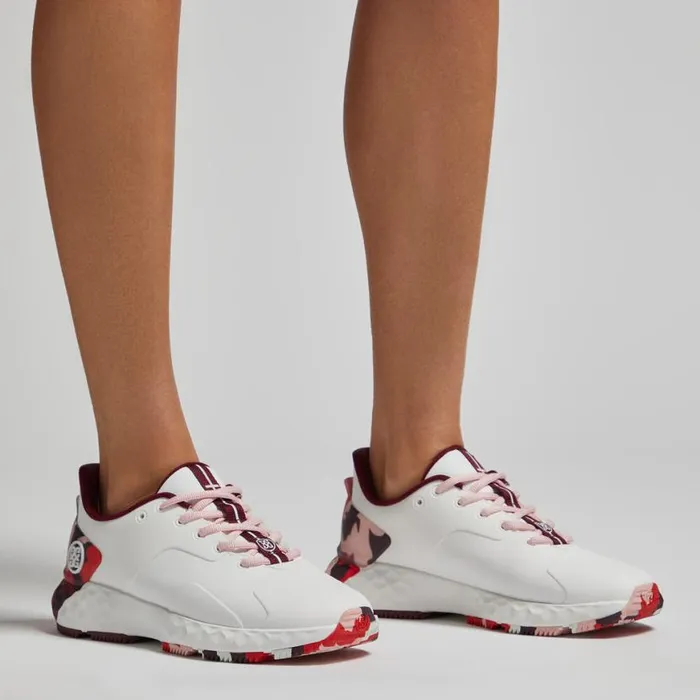 Golf Shoes Women GFORE MG4 CAMO CONTRAST GOLF SHOE Snow Cabernet Golf Shoes Women GFORE MG4 CAMO CONTRAST GOLF SHOE Snow Cabernet