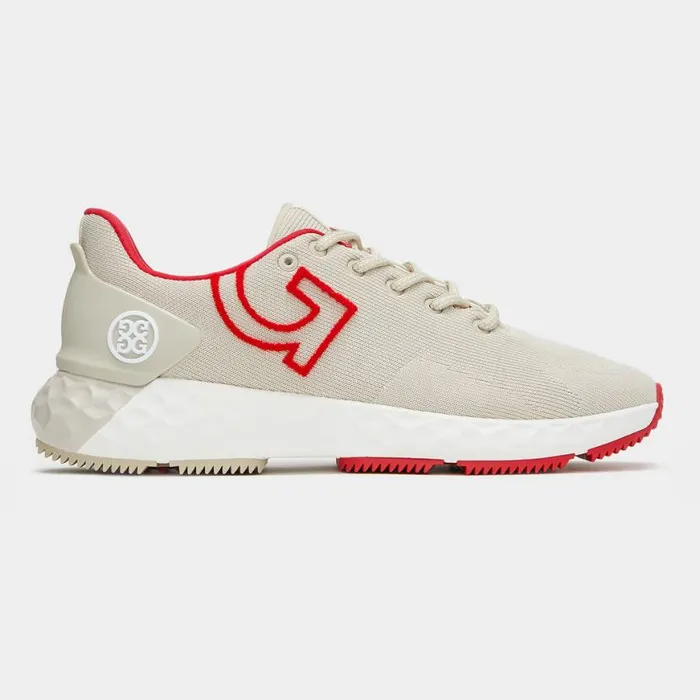 Golf Shoes Women GFORE MG4 EMBROIDERED KNIT GOLF SHOE Stone