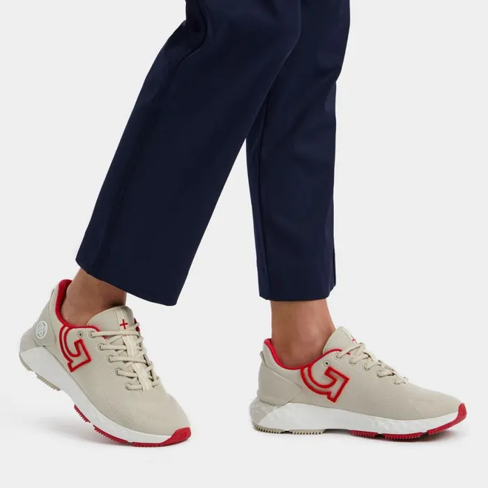 Golf Shoes Women GFORE MG4 EMBROIDERED KNIT GOLF SHOE Stone Golf Shoes Women GFORE MG4 EMBROIDERED KNIT GOLF SHOE Stone