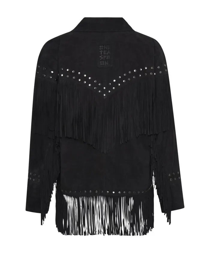 GOTHIC RODEO FRINGED SUEDE STUDDED JACKET Women One Teaspoon Jackets GOTHIC RODEO FRINGED SUEDE STUDDED JACKET Women One Teaspoon Jackets