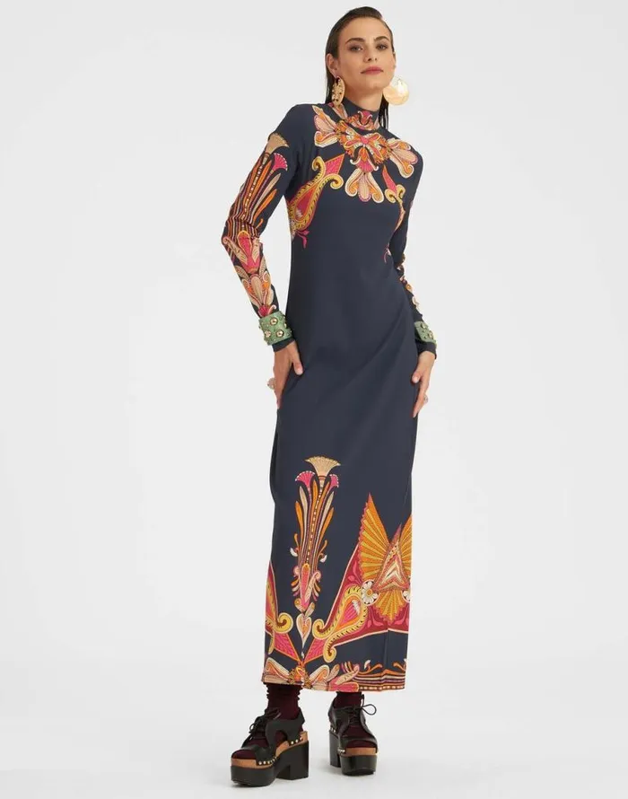 Halle Dress Totem Place Blue Women La Double J Dresses