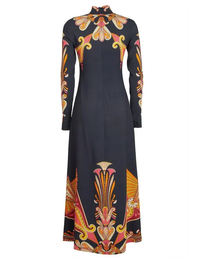 Halle Dress Totem Place Blue Women La Double J Dresses Halle Dress Totem Place Blue Women La Double J Dresses