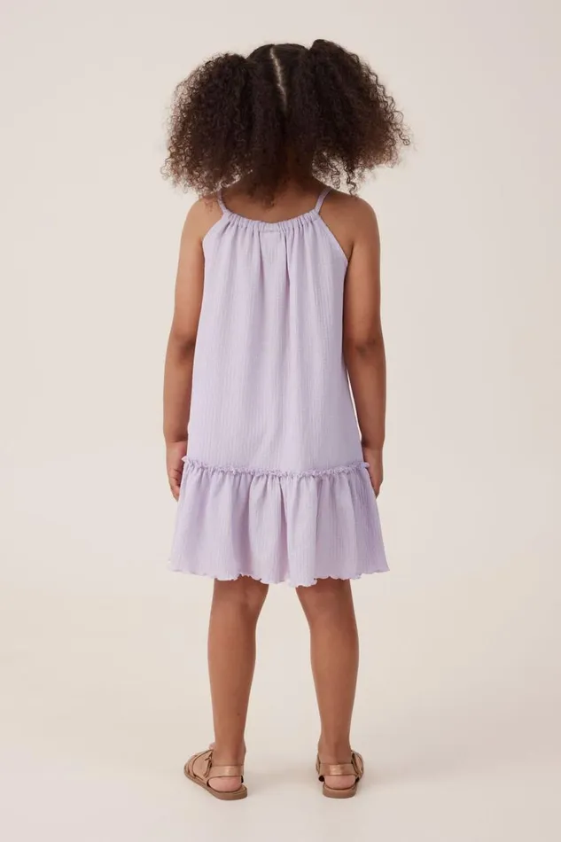 Hallie Tiered Dress Lilac Drop Girls Cotton On Dresses