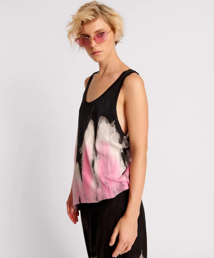 HAND DYED ICECREAM DADDIO SINGLET Women One Teaspoon Tees and Tanks