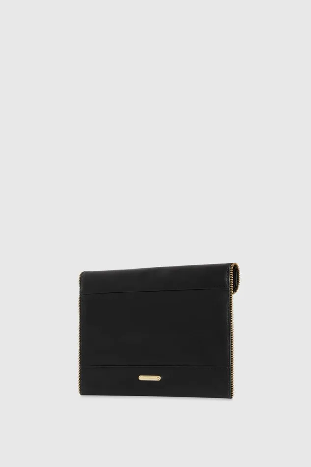 Handbags Clutches Rebecca Minkoff Leo Clutch With Chain Strap Blacklight Gold Handbags Clutches Rebecca Minkoff Leo Clutch With Chain Strap Blacklight Gold