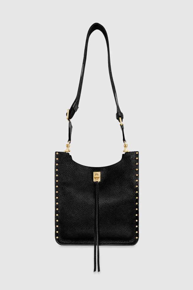 Handbags Crossbody Bags Rebecca Minkoff Darren Medium Feed Blackantique Brass Handbags Crossbody Bags Rebecca Minkoff Darren Medium Feed Blackantique Brass