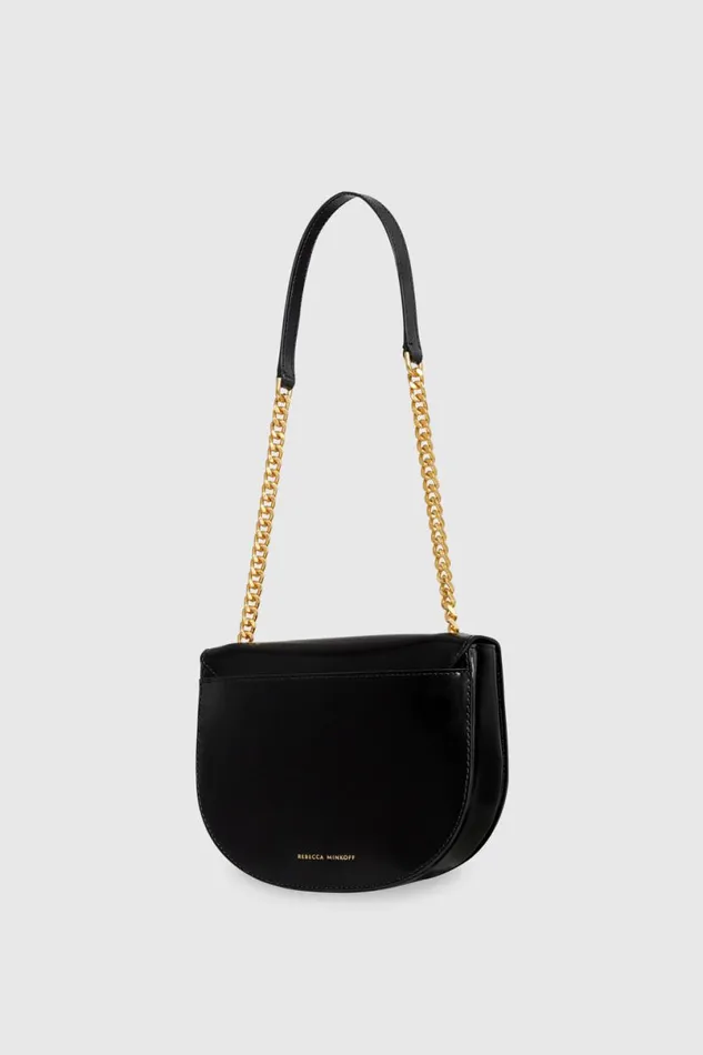 Handbags Crossbody Bags Rebecca Minkoff G Mini Saddle Blackantique Brass