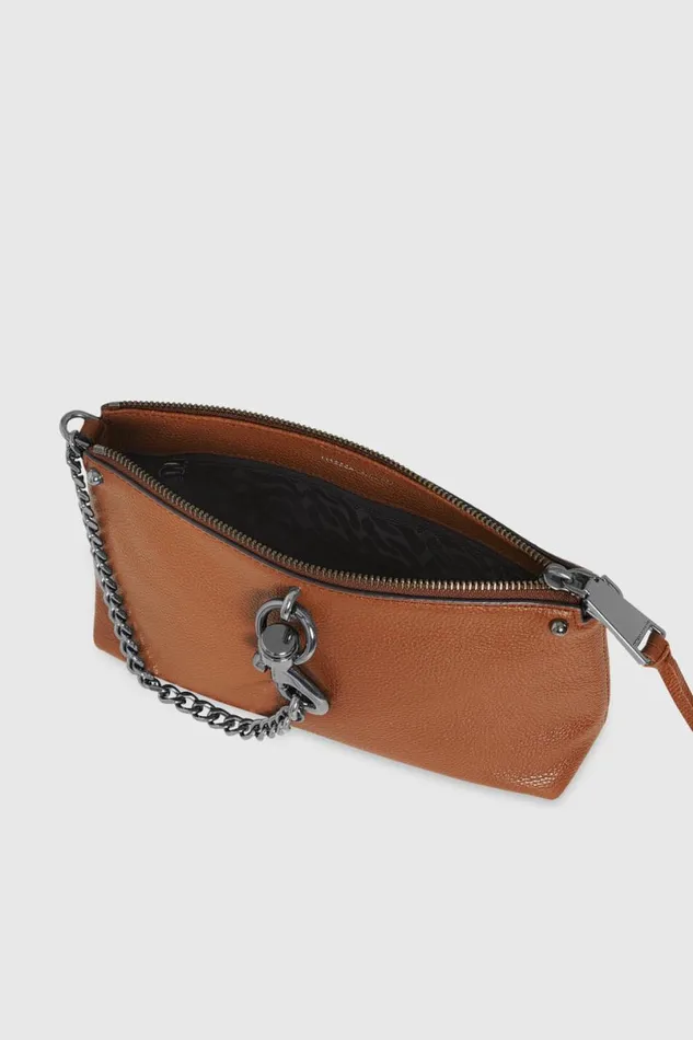 Handbags Crossbody Bags Rebecca Minkoff Megan Crossbody Rochergunmetal