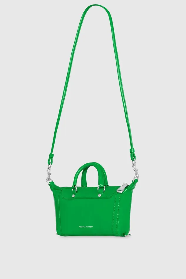 Handbags Crossbody Bags Rebecca Minkoff Micro Mini MAB Acid Greensilver