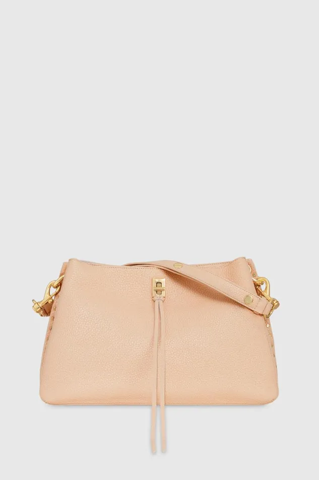 Handbags Shoulder Bags Rebecca Minkoff Darren EW Shoulder Bag Nude