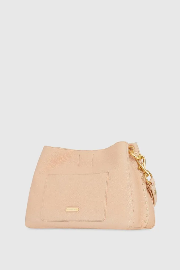Handbags Shoulder Bags Rebecca Minkoff Darren EW Shoulder Bag Nude